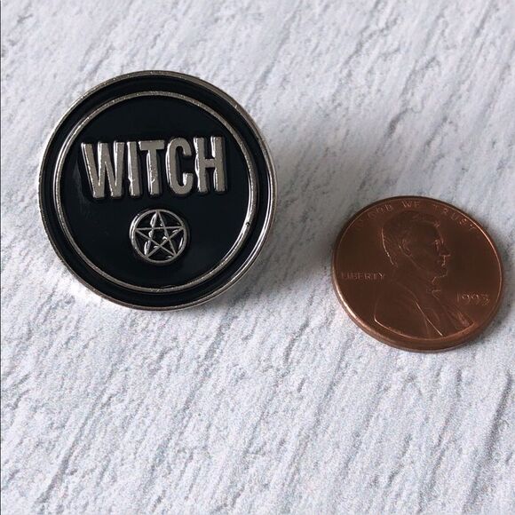 “Witch” Enamel Pin/ Brooch - Picture 2 of 3